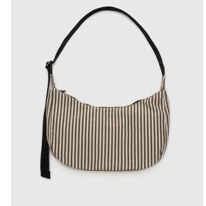 Striped Brown and Black Women's Bag